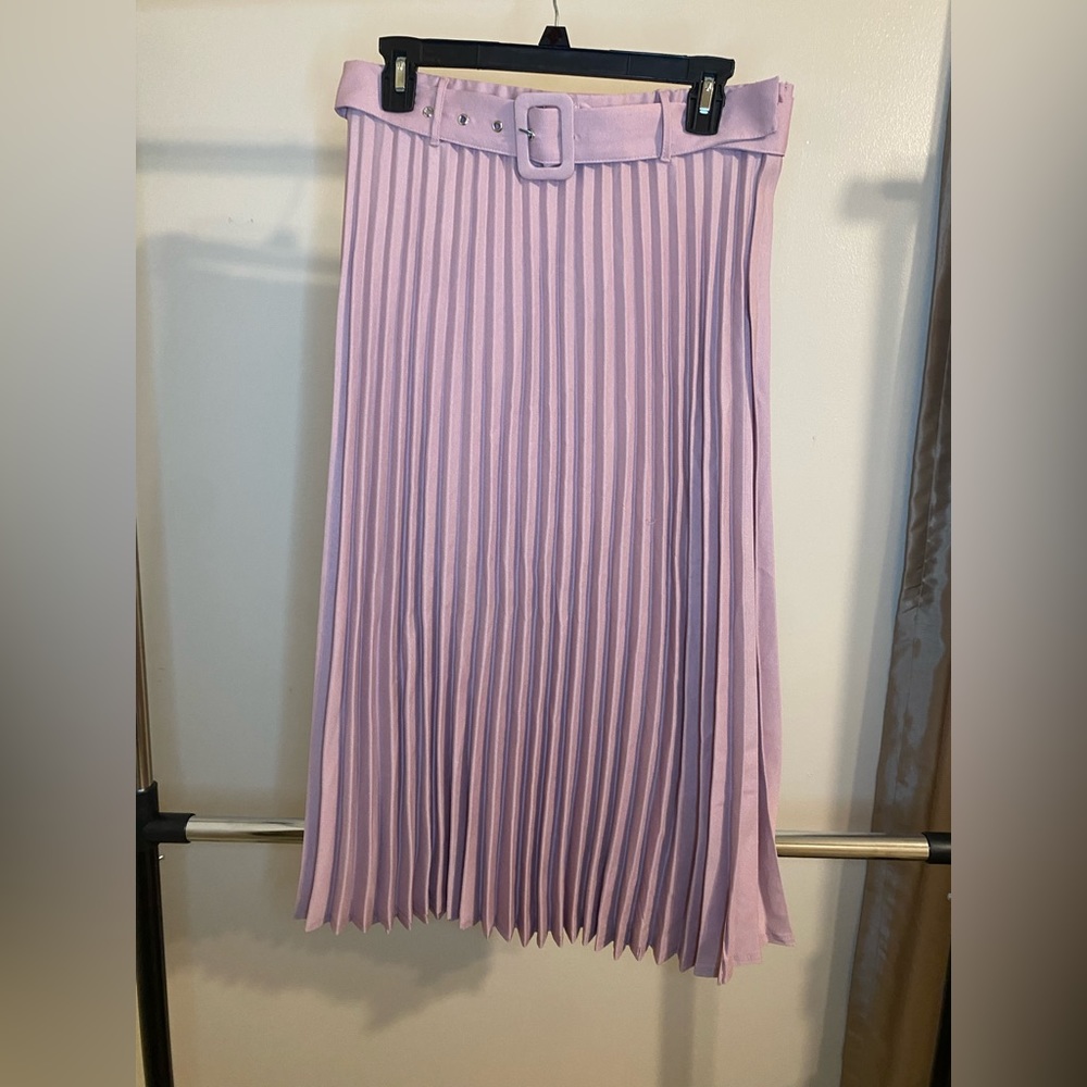 Dusty rose skirt